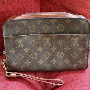 LV ORSAY MONOGRAM WRISTLET/CLUTCH